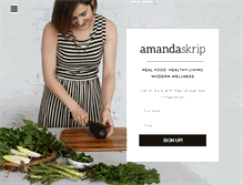 Tablet Screenshot of amandaskrip.com